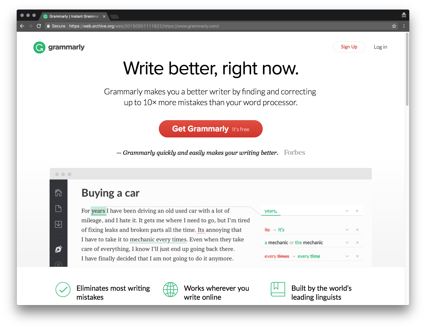 grammarly extension