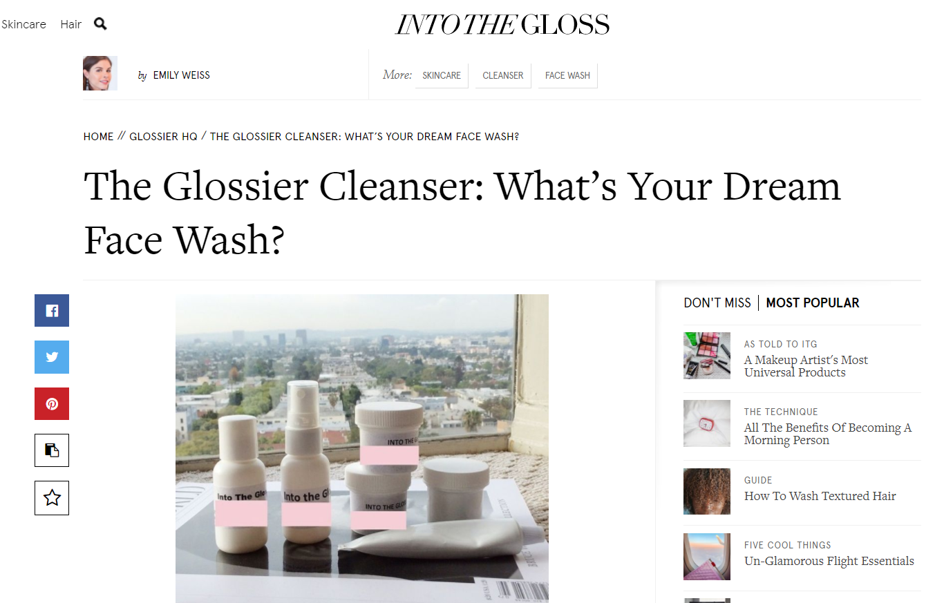 How Glossier Turned Into a $400 Million Business in Four Years