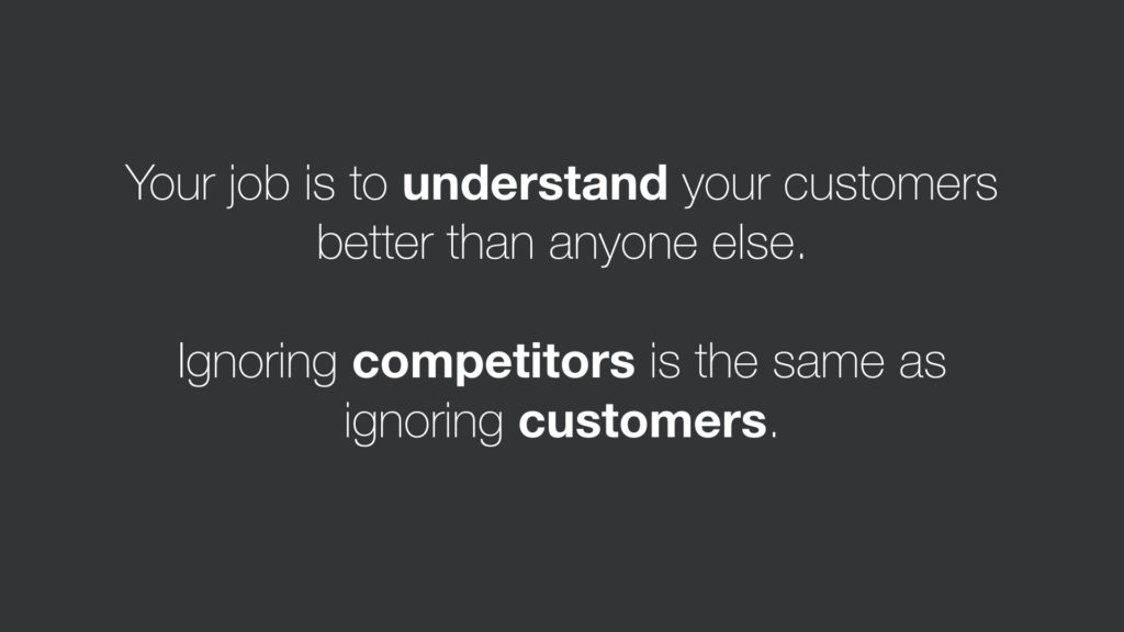 Competitors and customers