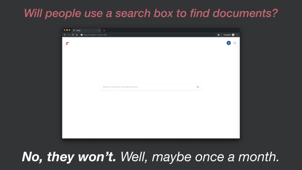 Document search fail